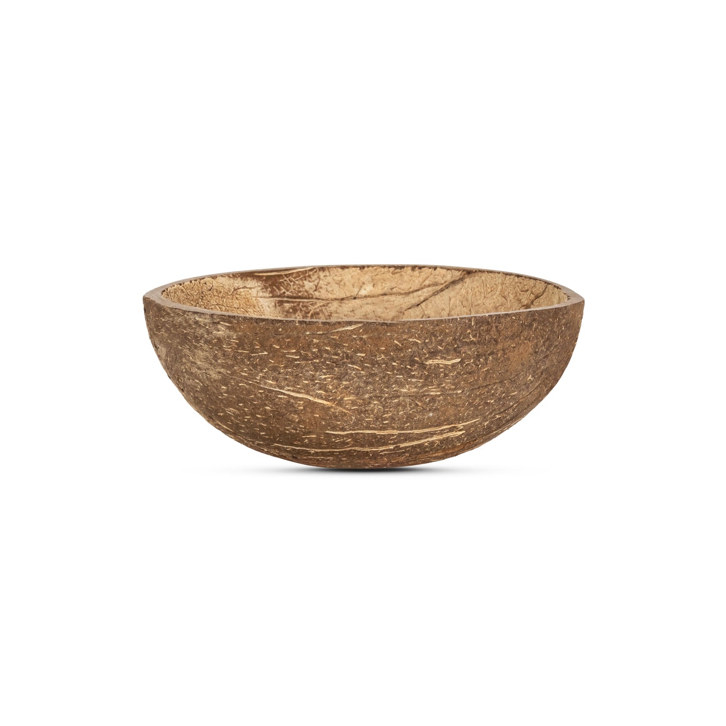 medium coconut half shell round bottom