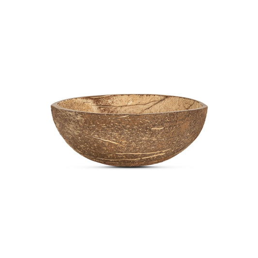 medium coconut half shell round bottom