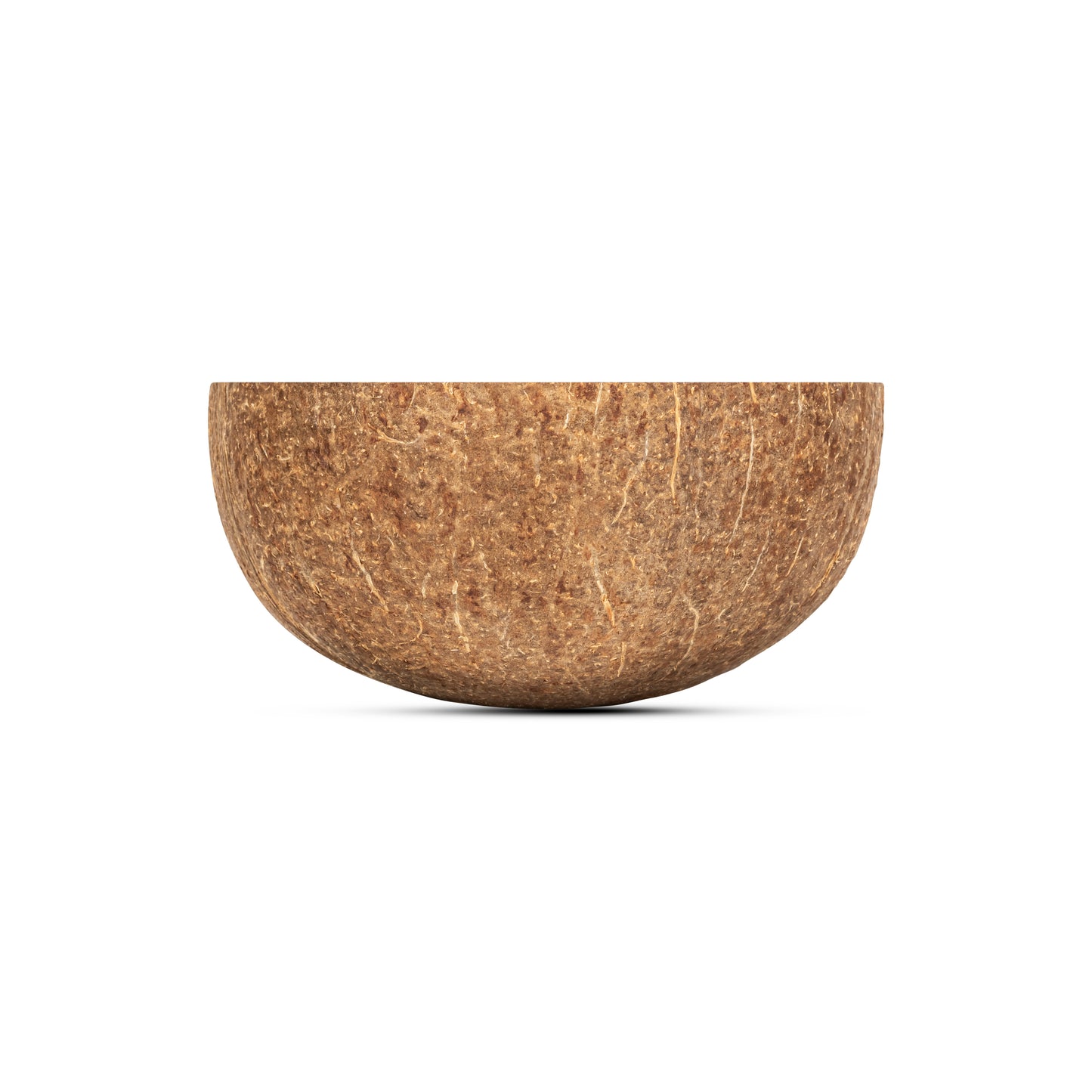 front of coconut bowl