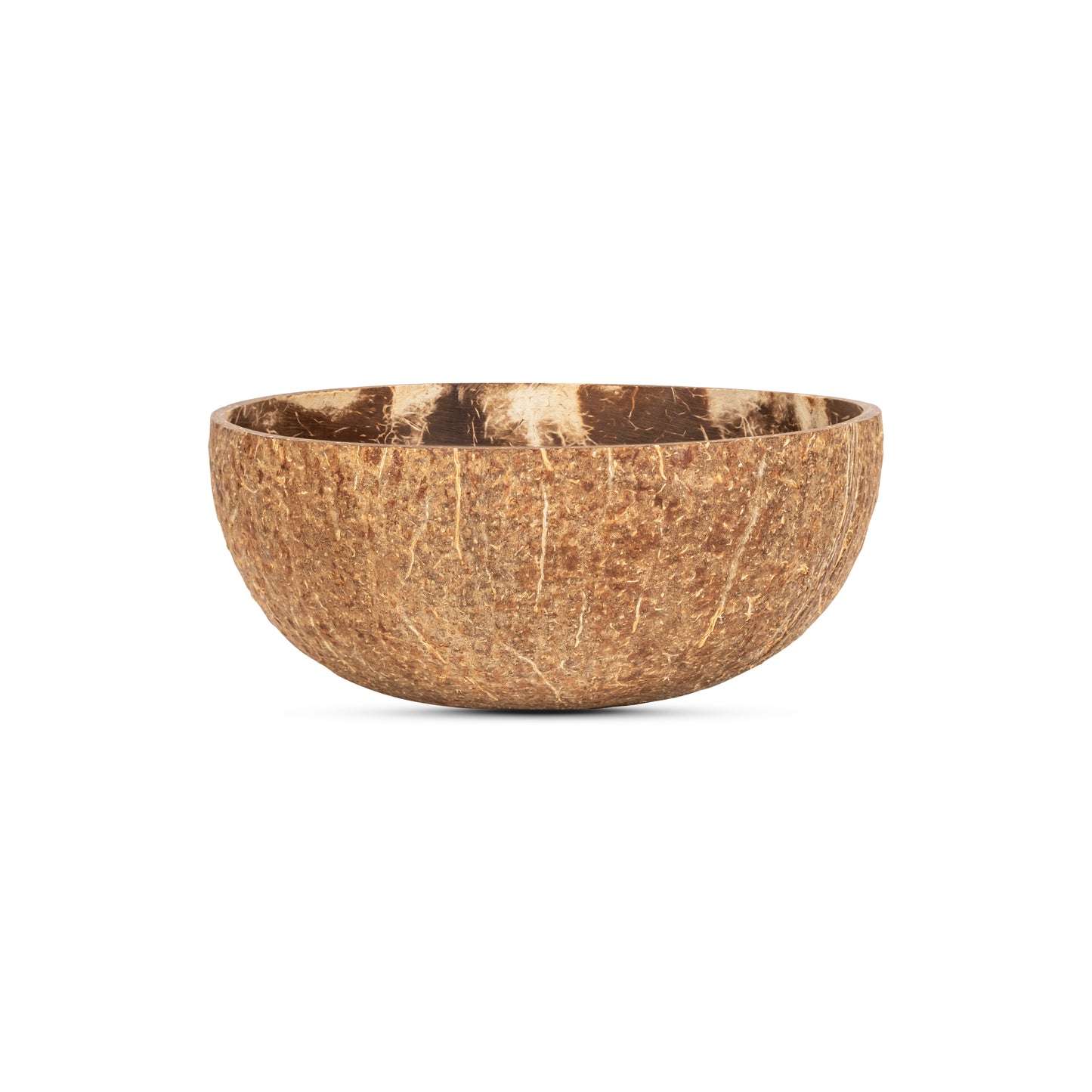 front of coconut bowl