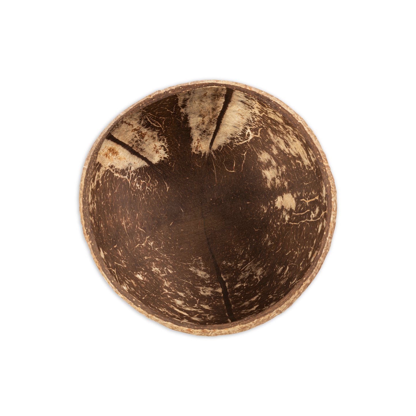 inside of coconut bowl