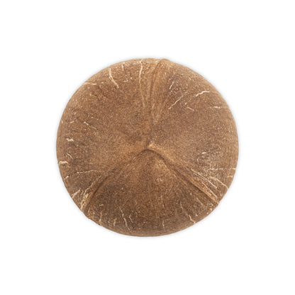 bottom of coconut shell