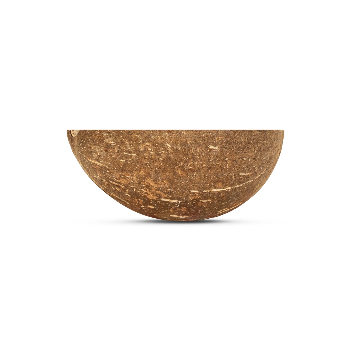 front of coconut shell