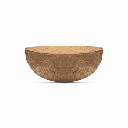 coconut half shell large bowl oval with sanded flat bottom for coconut candles coconut and ice cream