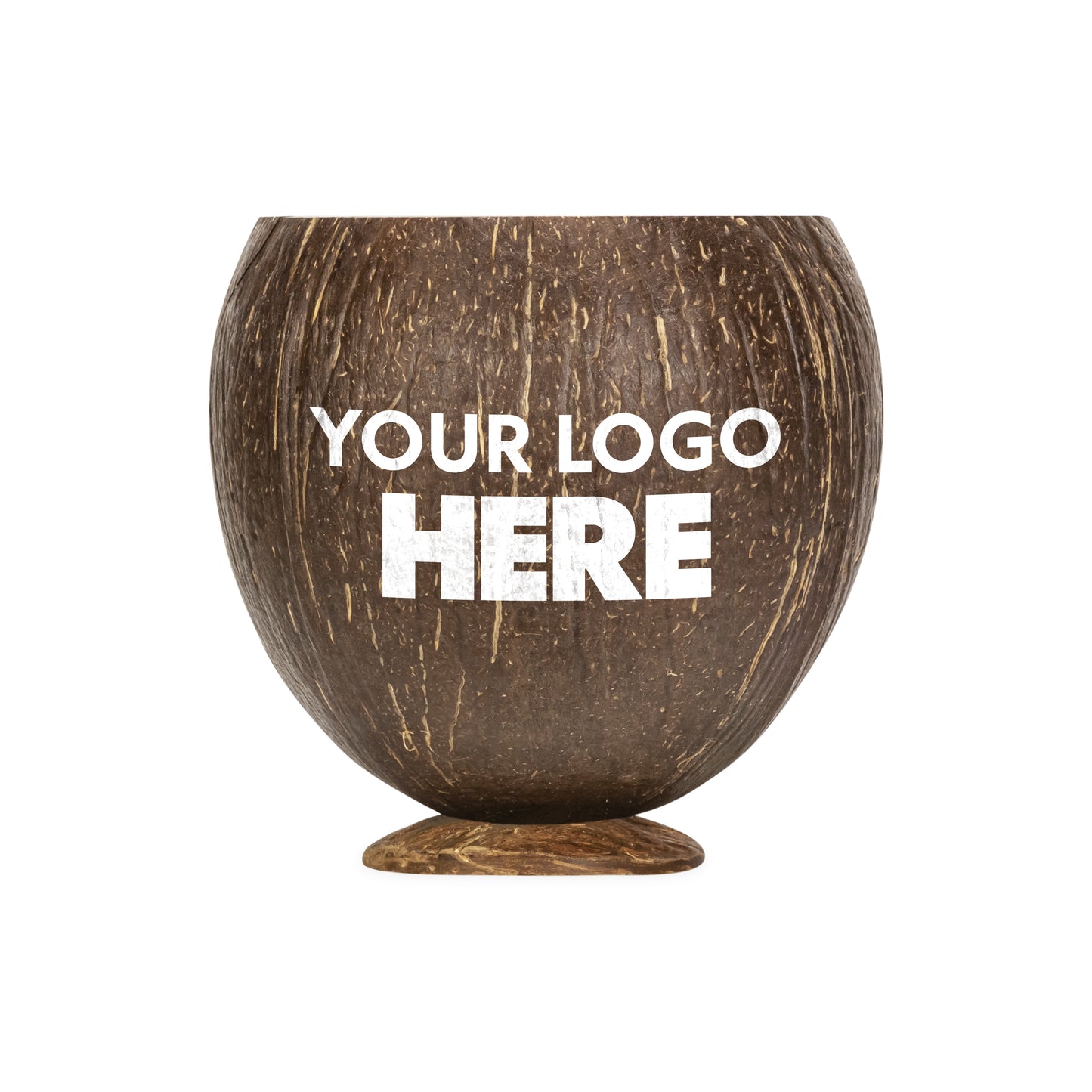 custom coconut cup with logo