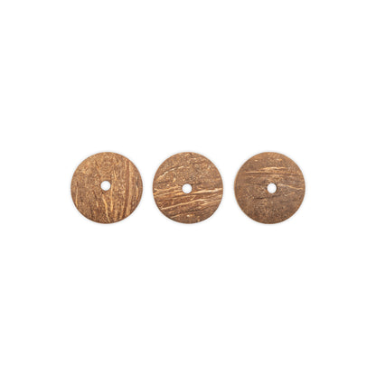 small coconut shell disks