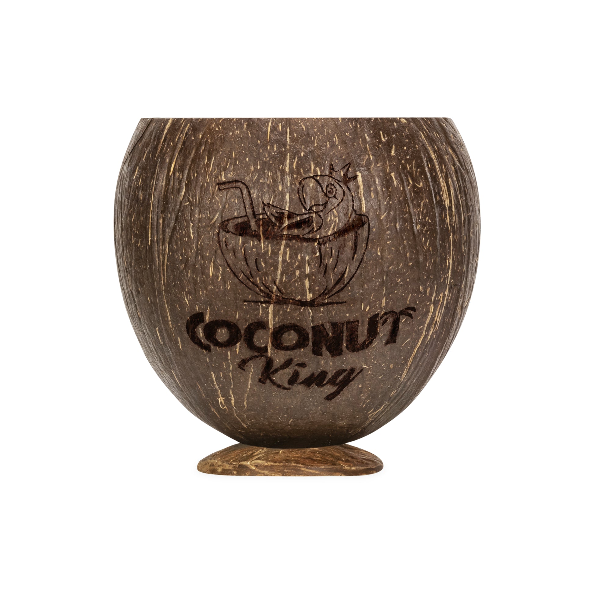 Heat Stamped Engraved Coconut Cup