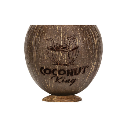 Heat Stamped Engraved Coconut Cup