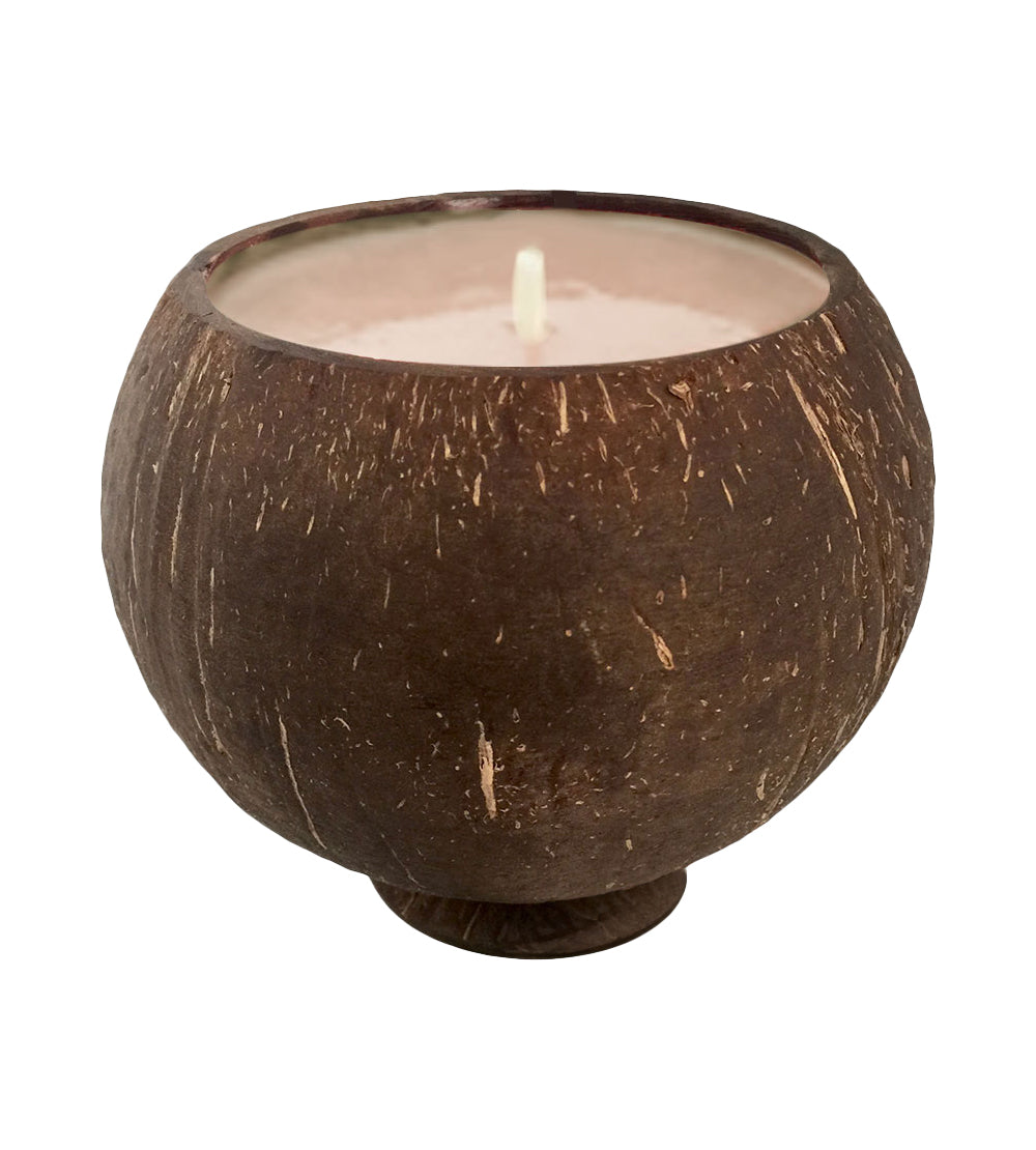 coconut candle suntan lotion scent